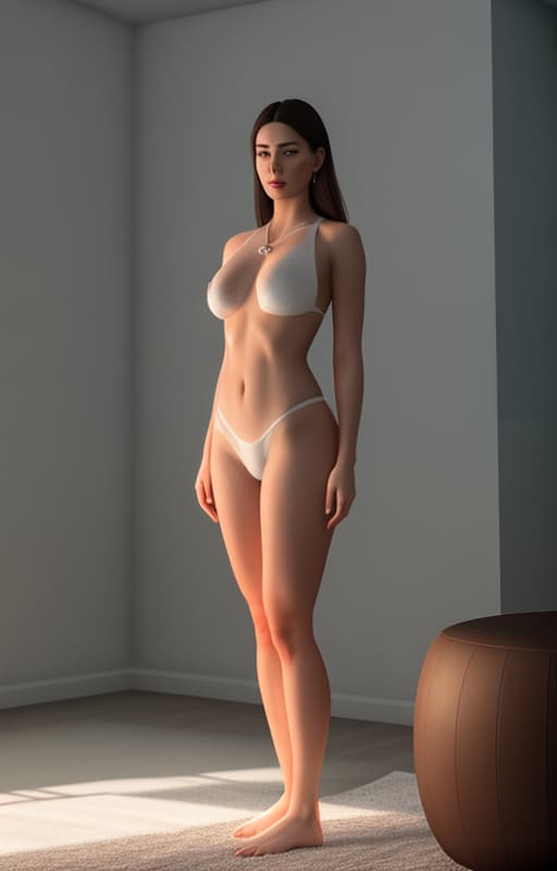  a young American room at home, Showing her body, white skin, brown hair, , full body, no clothes, highly detailed, shot, sperm,  hyperrealistic, full body, detailed clothing, highly detailed, cinematic lighting, stunningly beautiful, intricate, sharp focus, f/1. 8, 85mm, (centered image composition), (professionally color graded), ((bright soft diffused light)), volumetric fog, trending on instagram, trending on tumblr, HDR 4K, 8K
