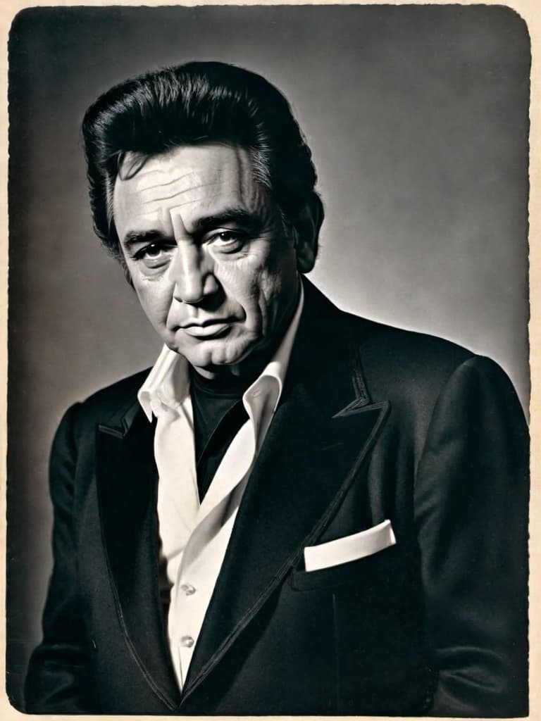  Johnny Cash Portrait