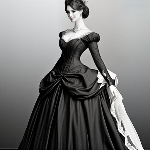  Black and white sketch, a ball gown of an 19th century aristocrat. hyperrealistic, full body, detailed clothing, highly detailed, cinematic lighting, stunningly beautiful, intricate, sharp focus, f/1. 8, 85mm, (centered image composition), (professionally color graded), ((bright soft diffused light)), volumetric fog, trending on instagram, trending on tumblr, HDR 4K, 8K