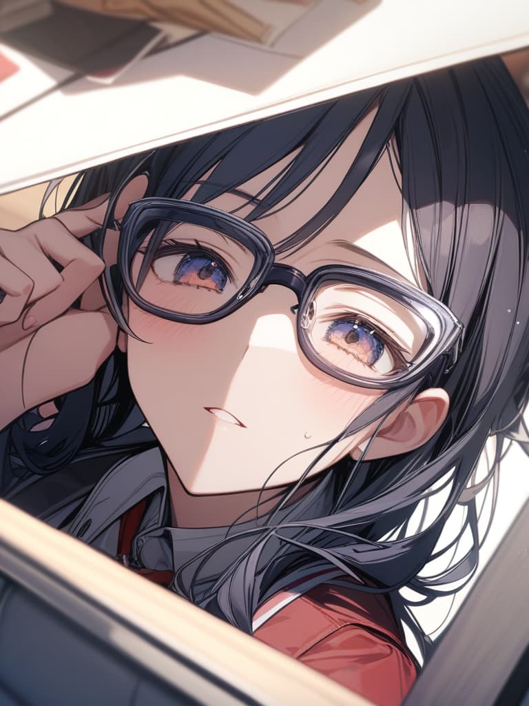  plamo, assembly, glasses girls, glasses girls, girls wearing glasses, masterpiece, best quality,8k,ultra detailed,high resolution,an extremely delicate and beautiful,hyper detail