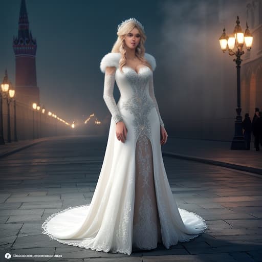  kremlin hyperrealistic, full body, detailed clothing, highly detailed, cinematic lighting, stunningly beautiful, intricate, sharp focus, f/1. 8, 85mm, (centered image composition), (professionally color graded), ((bright soft diffused light)), volumetric fog, trending on instagram, trending on tumblr, HDR 4K, 8K