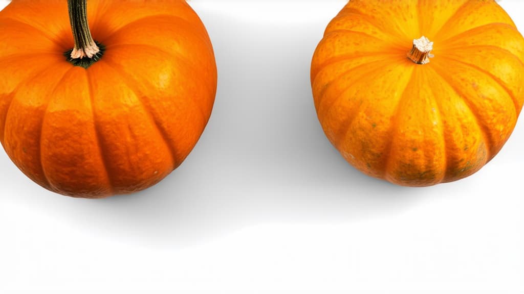  pumpkin top view on white background ar 16:9 {prompt}, maximum details