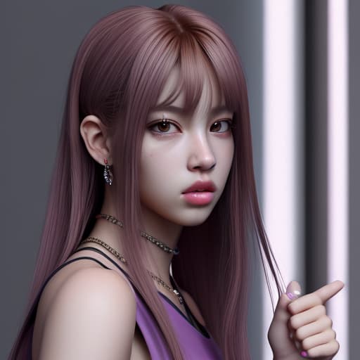  --Style Hyperrealistic, 3D Model, Lisa BlackPink