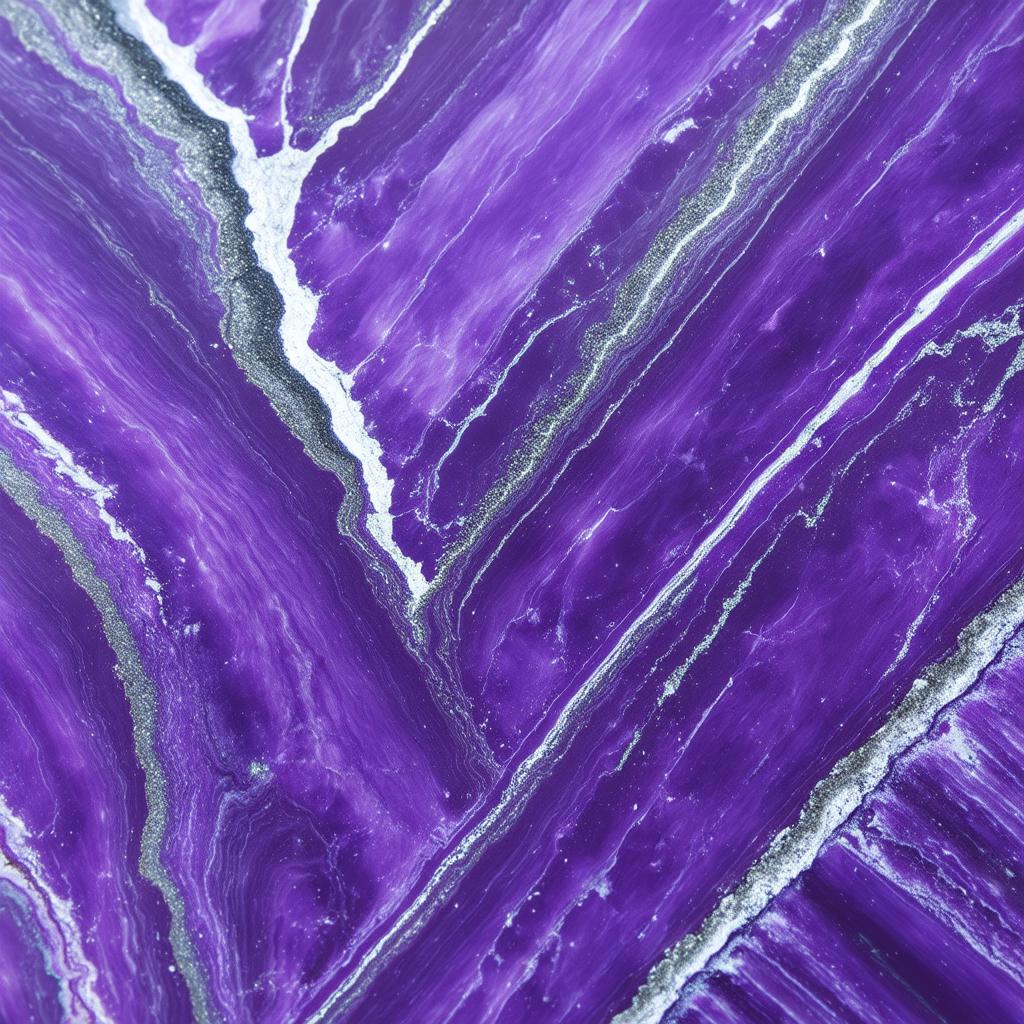  professional detailed photography, purple marble texture, silver and white veins, wallpaper, background, (muted colors, dim colors, soothing tones), (vsco:0.3)