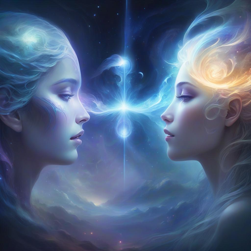  ethereal fantasy concept art of telepathy . magnificent, celestial, ethereal, painterly, epic, majestic, magical, fantasy art, cover art, dreamy, hkmagic