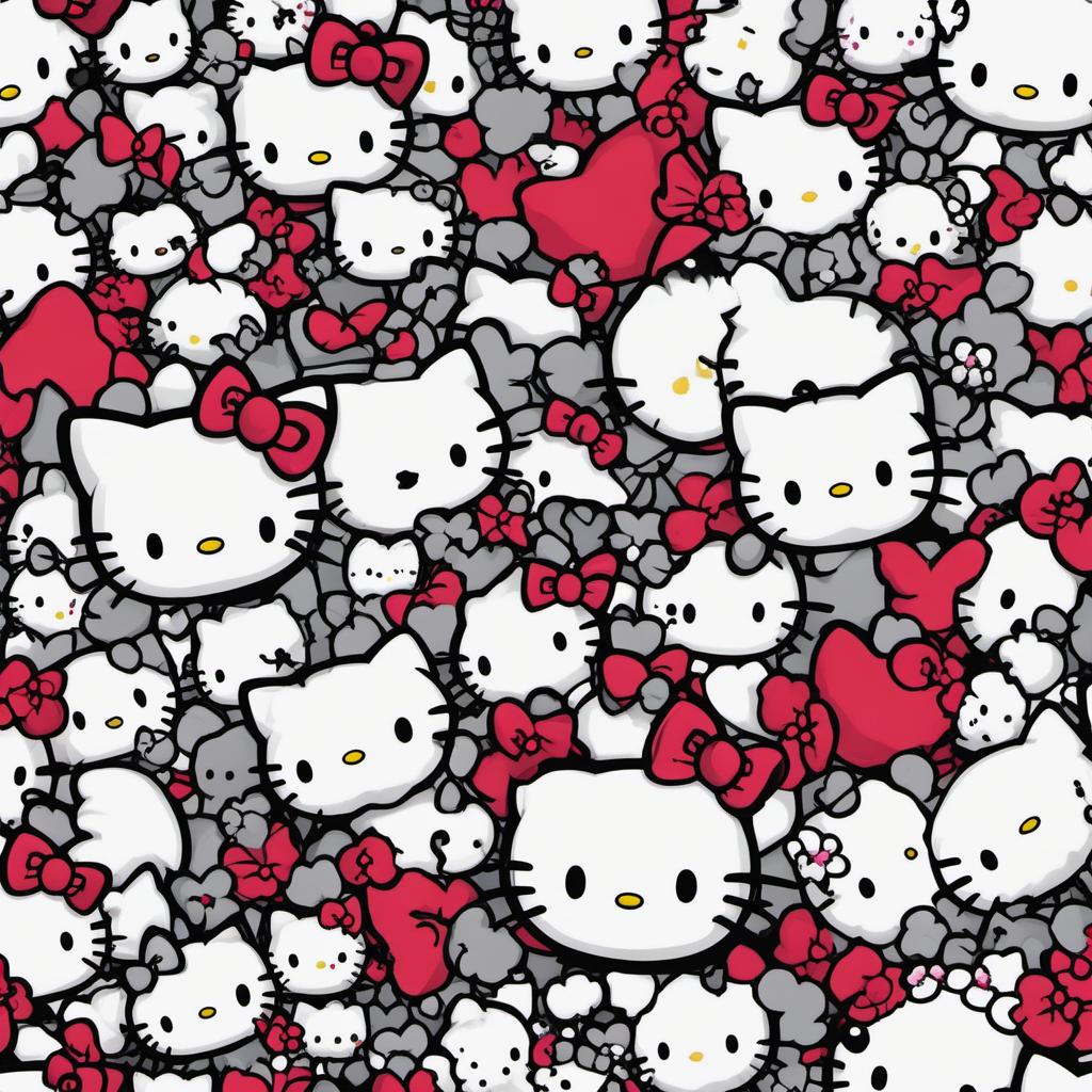  black hello kitty, profile image style