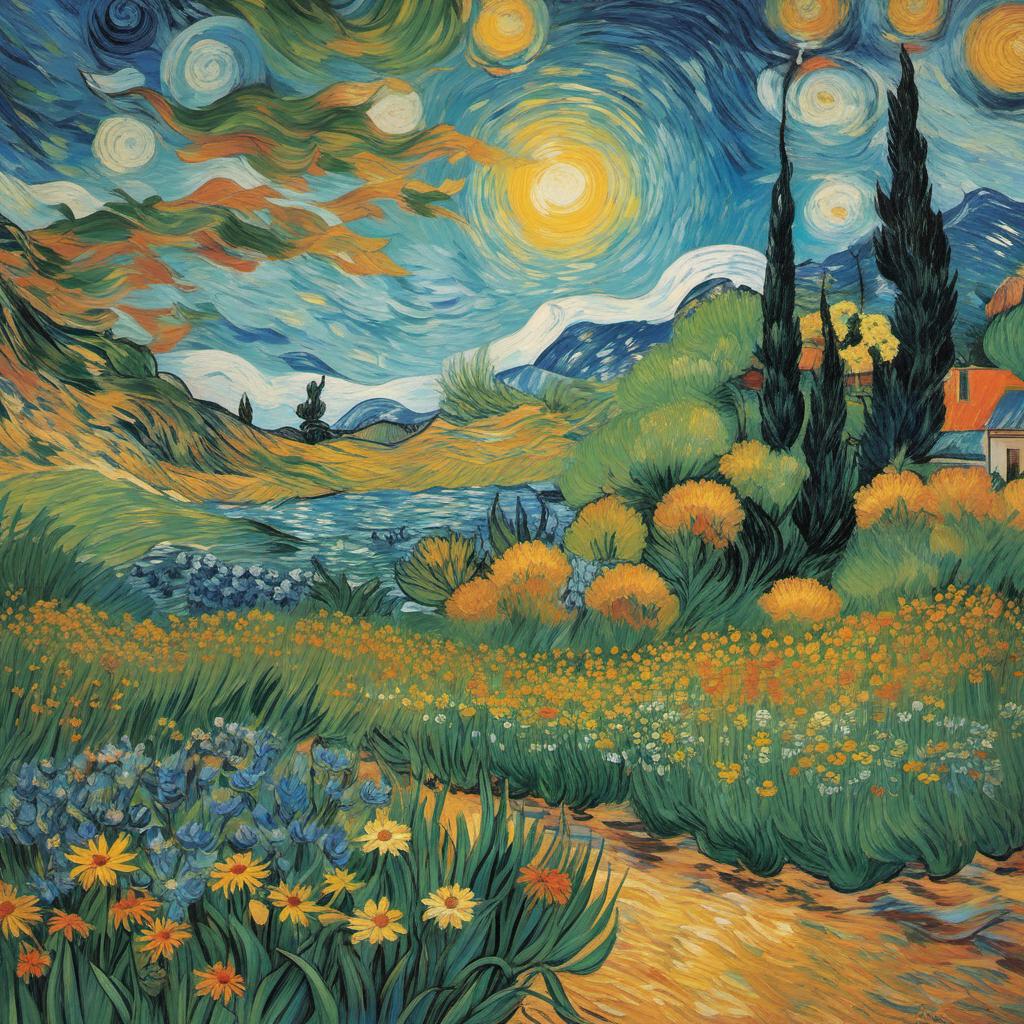  , van gogh style