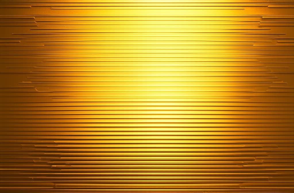  professional detailed photography, abstract golden geometric background, rotated 30 degrees, on blurred golden background ar 3:2, (muted colors, dim colors, soothing tones), (vsco:0.3)