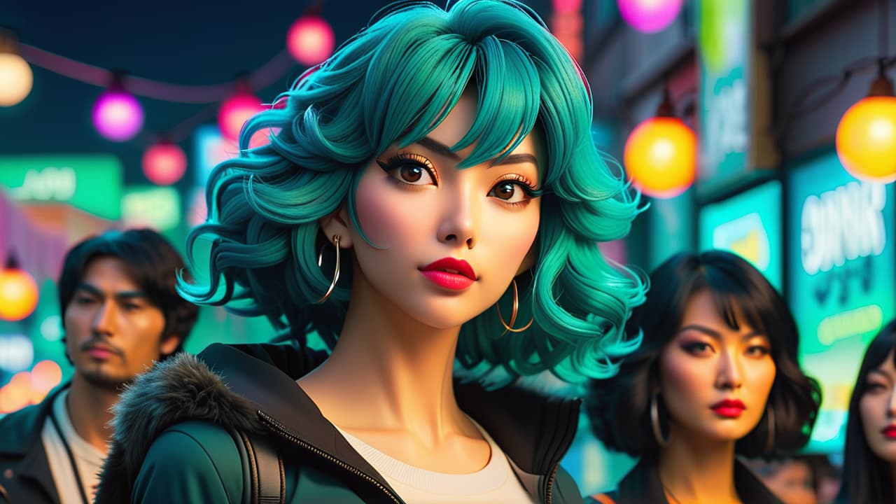  a vibrant display of various anime characters in striking outfits, each unique and intricate. showcase accessories, colors, and textures, highlighting their fashion in an appealing, collectible presentation against a soft, blurred background. hyperrealistic, full body, detailed clothing, highly detailed, cinematic lighting, stunningly beautiful, intricate, sharp focus, f/1. 8, 85mm, (centered image composition), (professionally color graded), ((bright soft diffused light)), volumetric fog, trending on instagram, trending on tumblr, HDR 4K, 8K