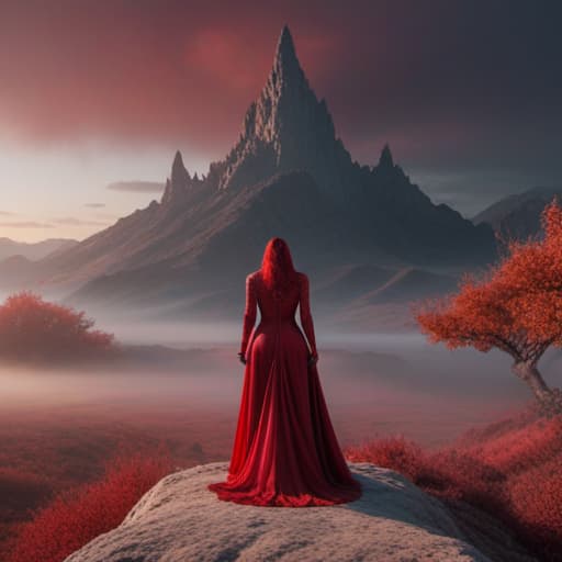  satan world soft sunrise shades hyperrealistic, full body, detailed clothing, highly detailed, cinematic lighting, stunningly beautiful, intricate, sharp focus, f/1. 8, 85mm, (centered image composition), (professionally color graded), ((bright soft diffused light)), volumetric fog, trending on instagram, trending on tumblr, HDR 4K, 8K