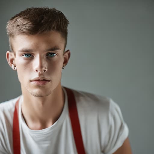 portrait+ style Czech Republic twink brunette hunk dude face