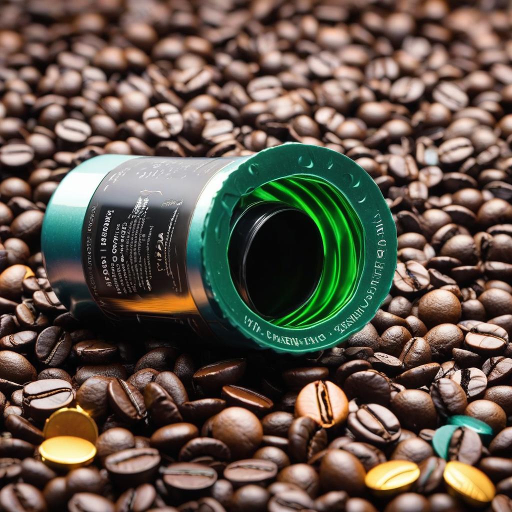  coffee capsules, award winning, professional, highly detailed, masterpiece