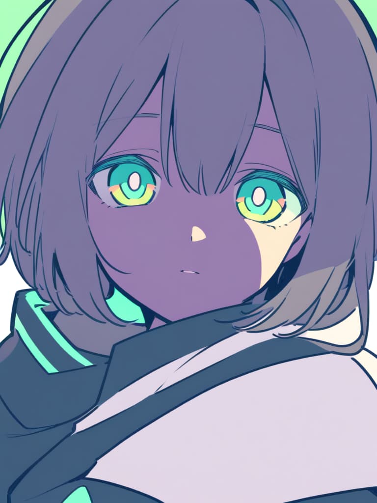  green pupil, (pupil only: 1.8), (pupil up focus: 1.3), (galaxy pupil), flat color,