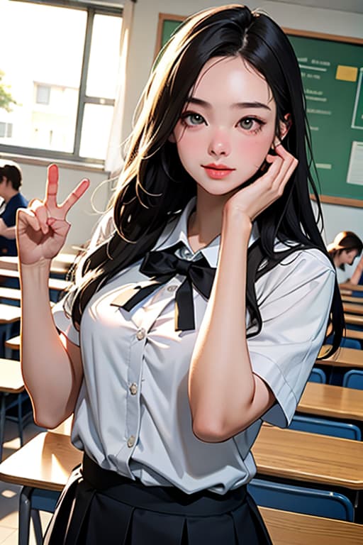  students and teachers at school, advertising photo,high quality, good proportion, masterpiece , the image is captured with an 8k camera