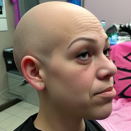  ugly bald girl