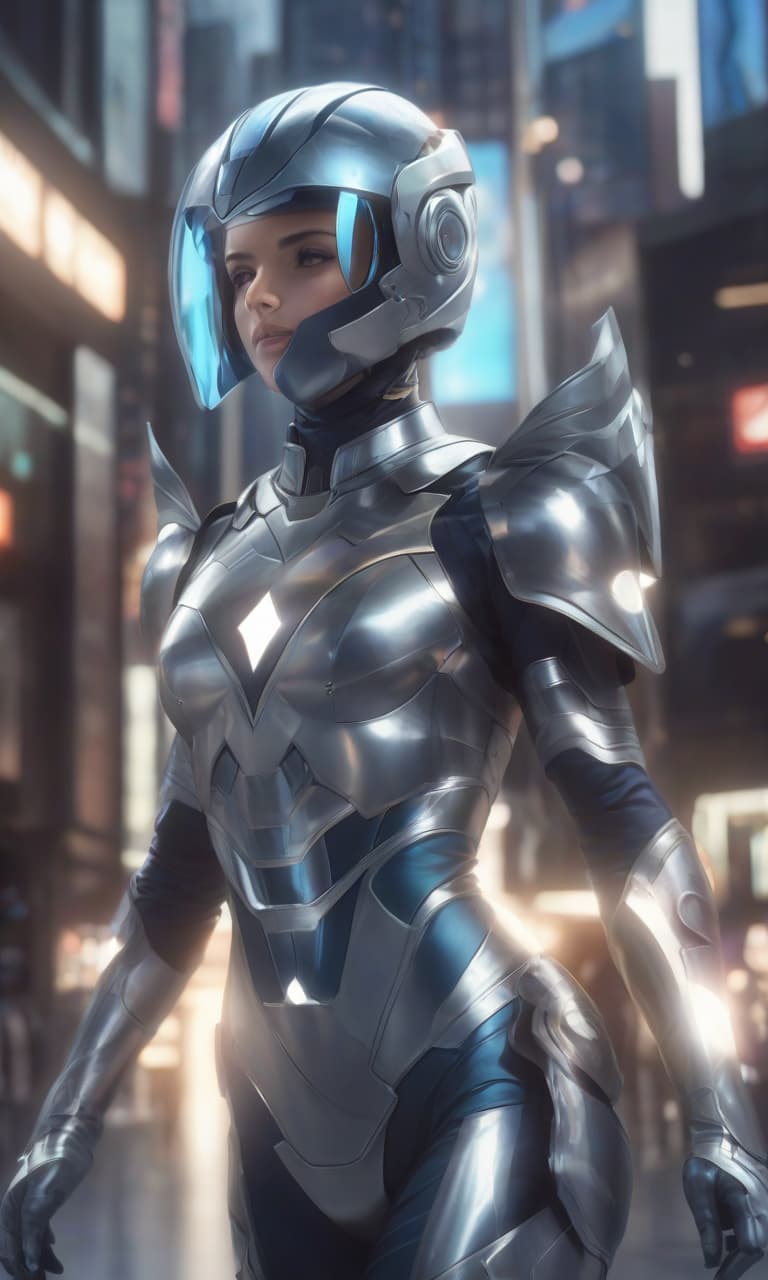  game art game sprite, flying girl superhero, outdoor bodysuit, mirrorscale armor, elegant high tech helmet with mirror visor, nebo