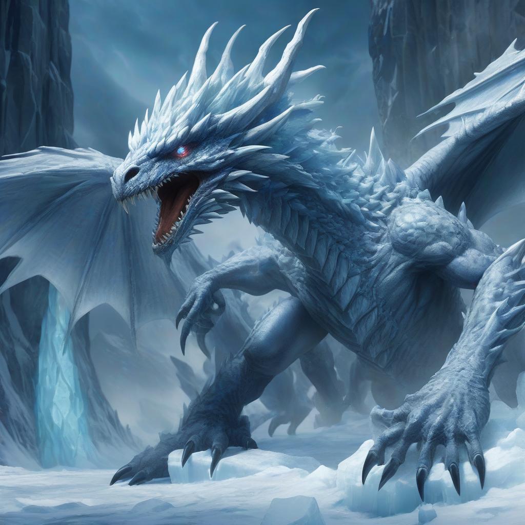  ash ice dragons are mutated ice dragons capable of creating ash ice walls that block the escape routes of enemies and freeze them.