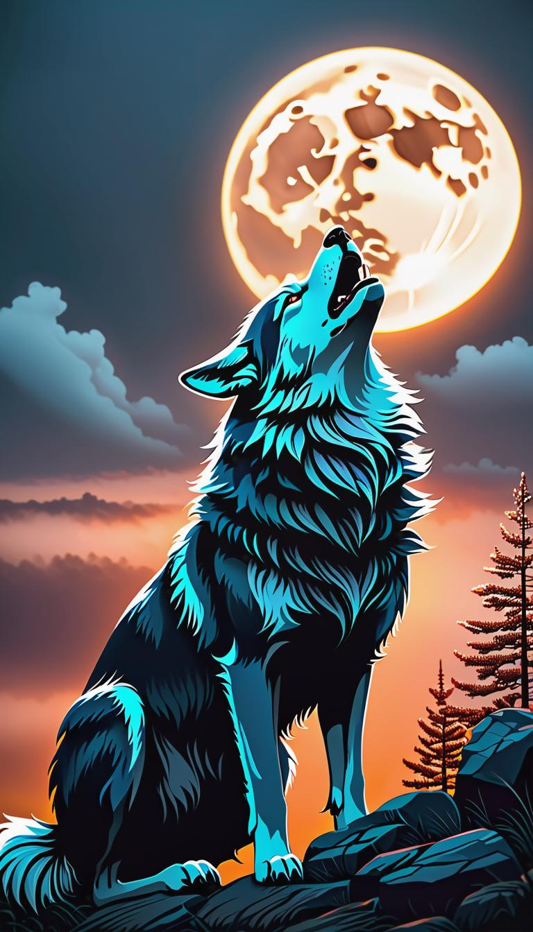  gothic style depiction of a wolf howling at the moon. simple, powerful, black or grey lines on a light, solid color background. . dark, mysterious, haunting, dramatic, ornate, detailed, hyperrealistic, full body, detailed clothing, highly detailed, cinematic lighting, stunningly beautiful, intricate, sharp focus, f/1. 8, 85mm, (centered image composition), (professionally color graded), ((bright soft diffused light)), volumetric fog, trending on instagram, trending on tumblr, HDR 4K, 8K