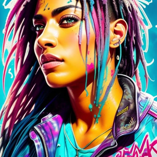  Coolio , Acid wash effect, perfect anatomy, centered, approaching perfection, dynamic, highly detailed, artstation, concept art, smooth, sharp focus, illustration, art by Carne Griffiths and Wadim Kashin, graffiti airbrushing techniques, high definition, accent lighting, contrasted with bright paint colors, by Squal92i)