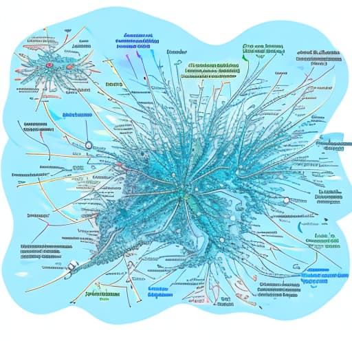  Draw me a scientific map of the hydrogel,