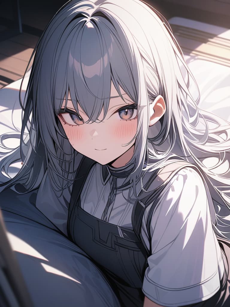  cute, subculture, gray hair, moe sleeve, odd eye, masterpiece, best quality,8k,ultra detailed,high resolution,an extremely delicate and beautiful,hyper detail