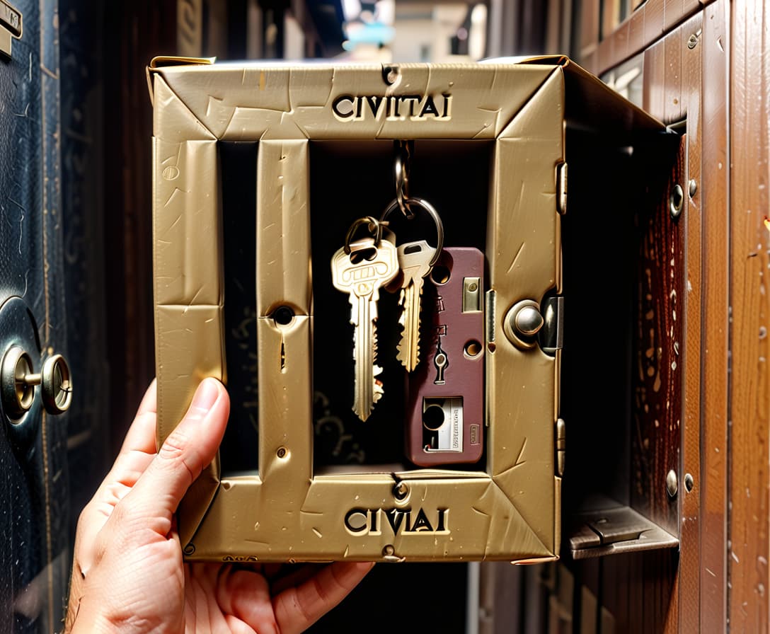  i look in a big, open, old box with keys and keys. situated right in front of my face, civitai