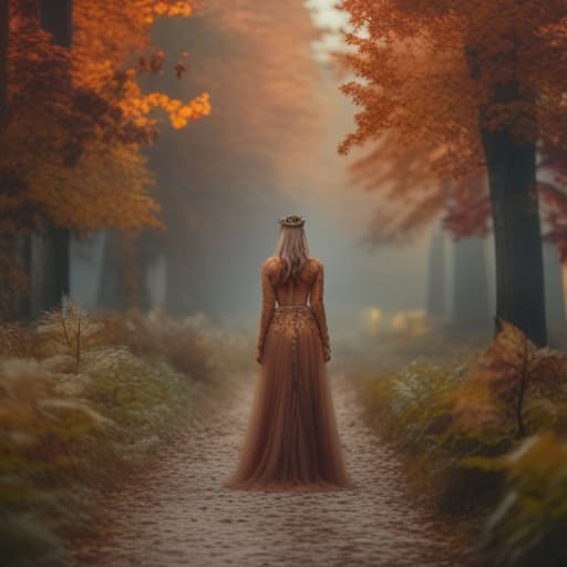  fantasia earthy autumn aesthetics hyperrealistic, full body, detailed clothing, highly detailed, cinematic lighting, stunningly beautiful, intricate, sharp focus, f/1. 8, 85mm, (centered image composition), (professionally color graded), ((bright soft diffused light)), volumetric fog, trending on instagram, trending on tumblr, HDR 4K, 8K