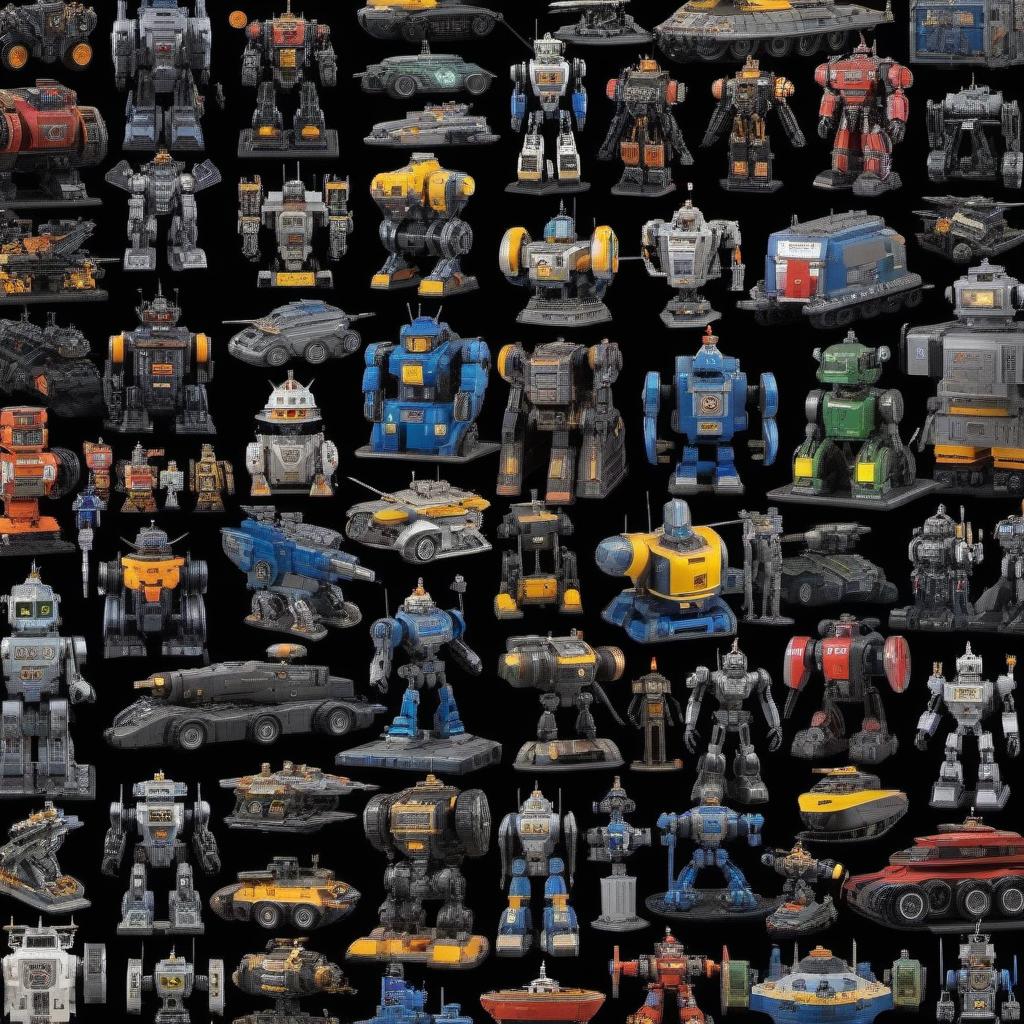  Robots ::.25 ships ::.25 hybrid mix of robots and ships -s 200 -c 10 -ar 3:4 -v 6