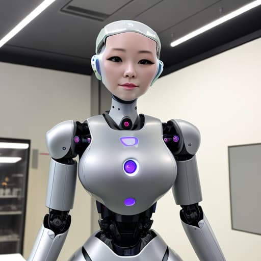  Your stunning new female robot looks like a perfect tiny Japanese 