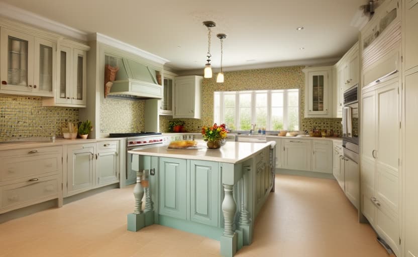  ((a colourful kitchen)), award winning, professional, highly detailed, masterpiece