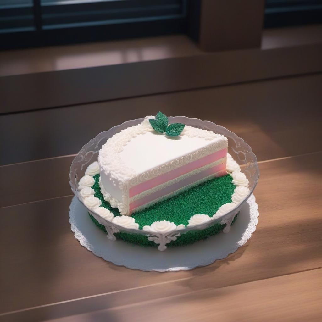  Cake hyperrealistic, full body, detailed clothing, highly detailed, cinematic lighting, stunningly beautiful, intricate, sharp focus, f/1. 8, 85mm, (centered image composition), (professionally color graded), ((bright soft diffused light)), volumetric fog, trending on instagram, trending on tumblr, HDR 4K, 8K