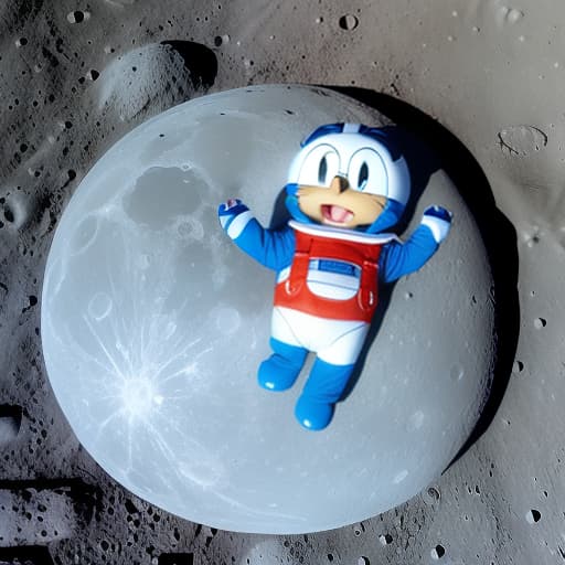  Doraemon landed on the moon