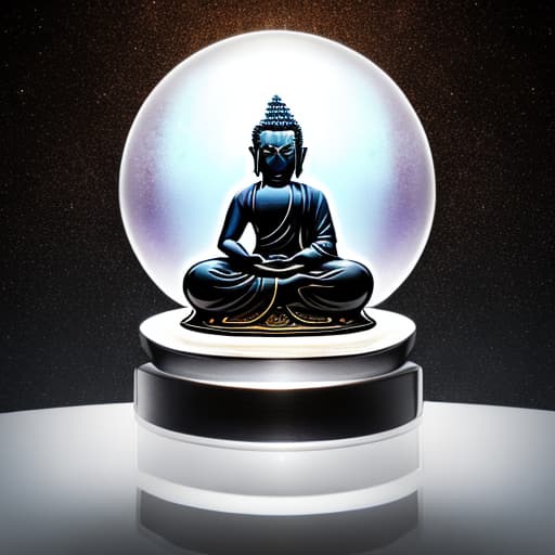  Seen in the crystal ball are five Buddha images. The Buddha images are standing upside down. Men Fashion