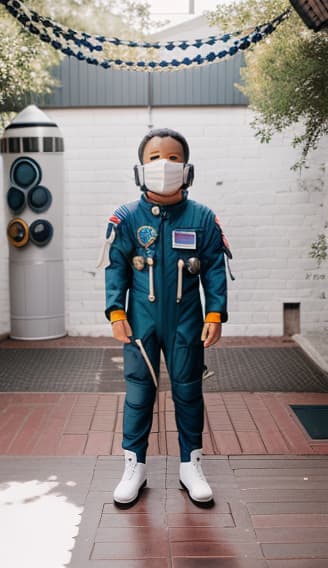  Astronaut Mask, Astronaut suit, full body