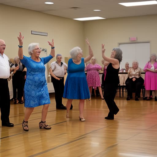  seniors dancing