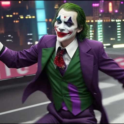  Joker dancing in Harley singing