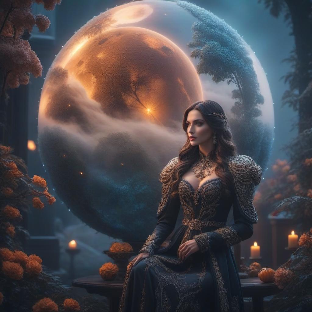  A fantastic evening hyperrealistic, full body, detailed clothing, highly detailed, cinematic lighting, stunningly beautiful, intricate, sharp focus, f/1. 8, 85mm, (centered image composition), (professionally color graded), ((bright soft diffused light)), volumetric fog, trending on instagram, trending on tumblr, HDR 4K, 8K