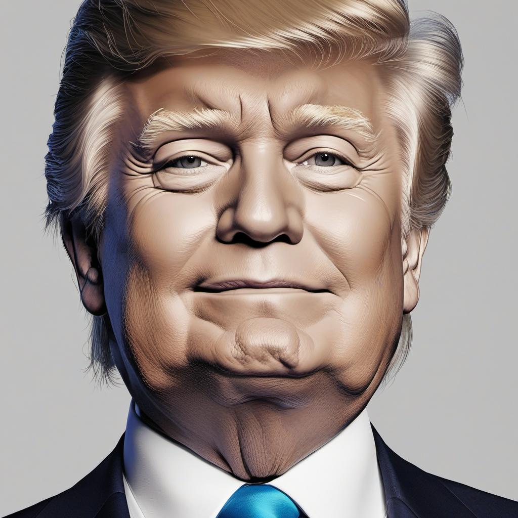  donald tump shit, profile image style