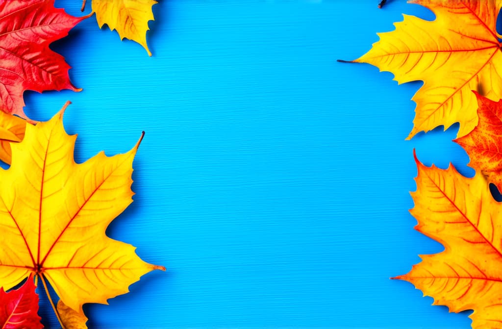  autumn background with maple leaves and copy space inside ar 3:2 {prompt}, maximum details