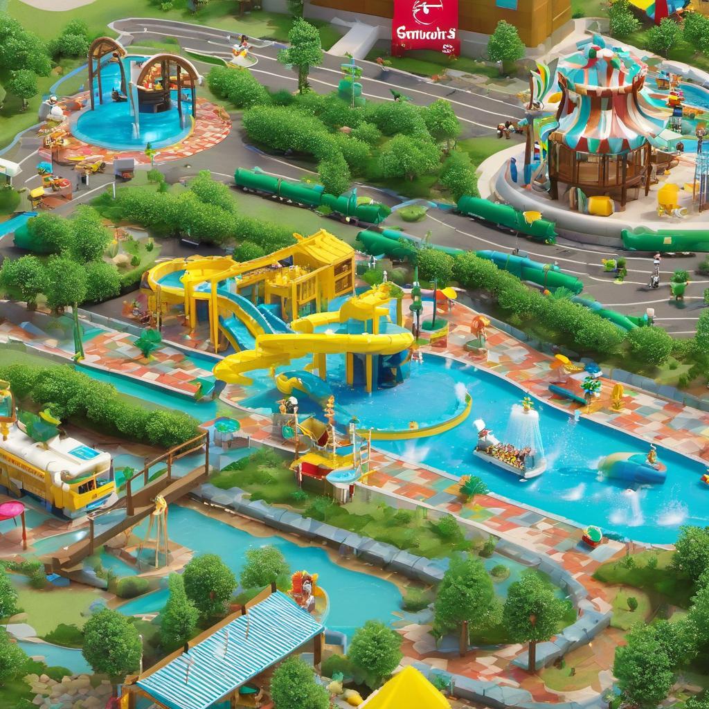  mcdonald’s water park, award winning, professional, highly detailed, masterpiece