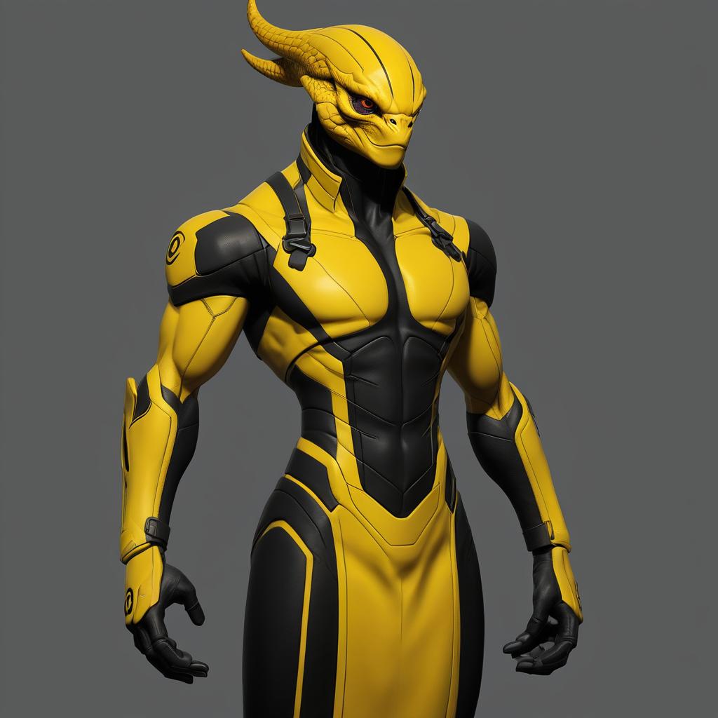  solo, centred, x com 2 reference, viper (character), yellow scales