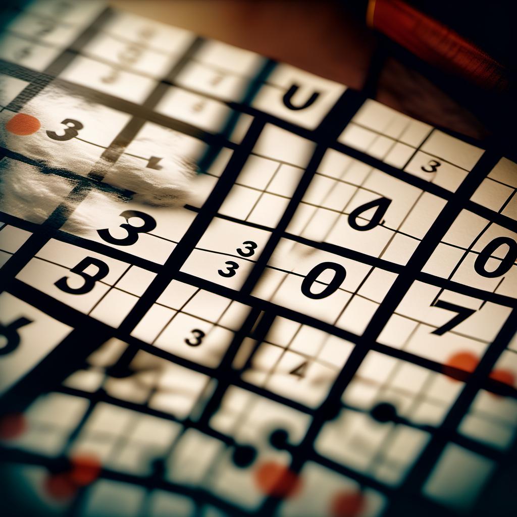  cinematic photo create a fund for sudoku games . 35mm photograph, film, bokeh, professional, 4k, highly detailed, logo