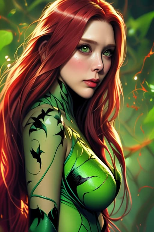  Elizabeth Olsen as Poison Ivy