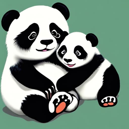  1 Cute panda cartoons