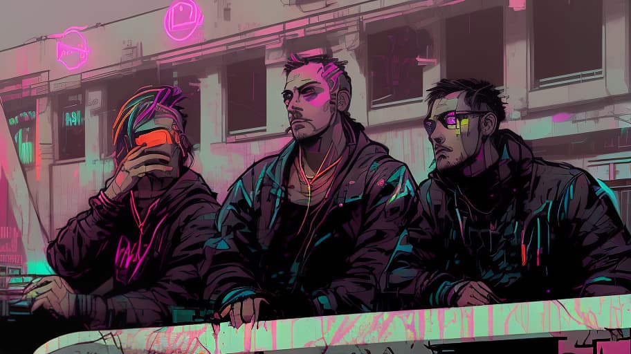 nvinkpunk convert it saturated color neon synthwave