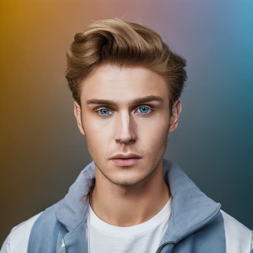 portrait+ style Russian LGBT queer TV actor blonde hunk dude face