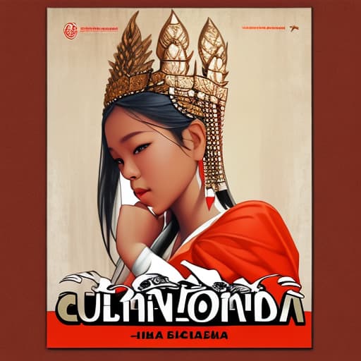  Cultural cambodia poster