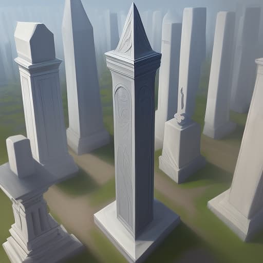  flying obelisks to the ground