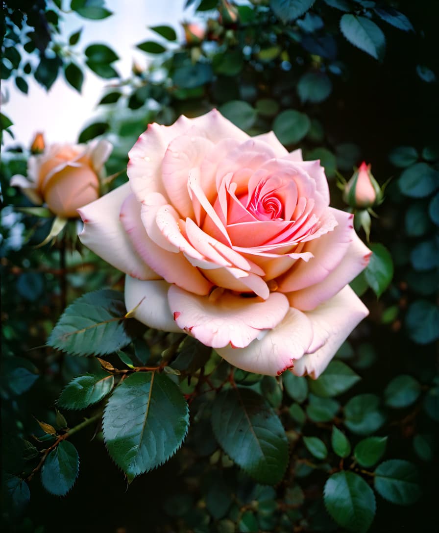  rose flower, film photography style