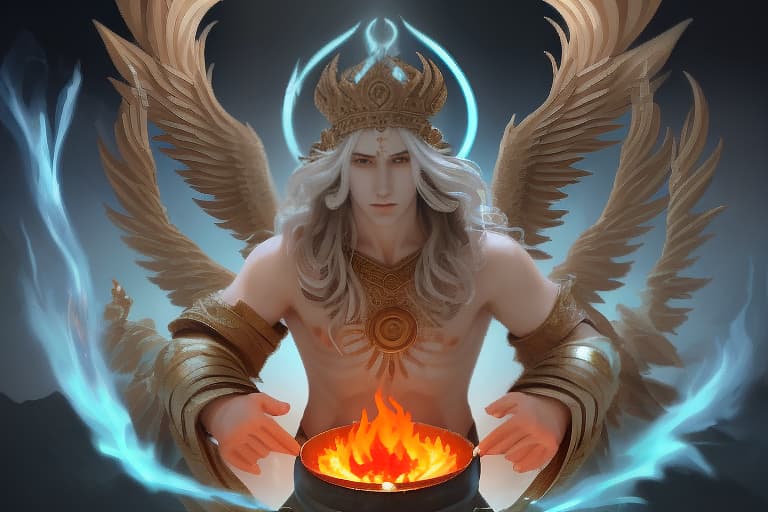  simargl is the god of the fiery elements of the russian vedic pantheon, the young svarozhich, born in the heavenly forge, patronizing the fire of the primordial, the fire of the hearth, giving warmth and light, and the living fire, kindled to the glory of the gods on the trebs and rites, the mediator between heaven and earth and the messenger of the gods, for which there are no obstacles. he is the light that drives away darkness, burning with a fierce flame and purifying white light from it., (pixel art) retro ,low resolution ,pixelated ,nostalgic